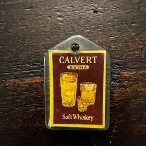 Calvert Extra Soft Whiskey Keychain Pendant